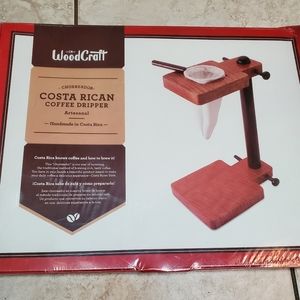 NWOT Costa Rican Coffee Dripper by Woodcraft